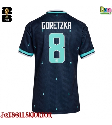 Tyskland Leon Goretzka #8 Bortatröja Dam VM 2026 Kortärmad